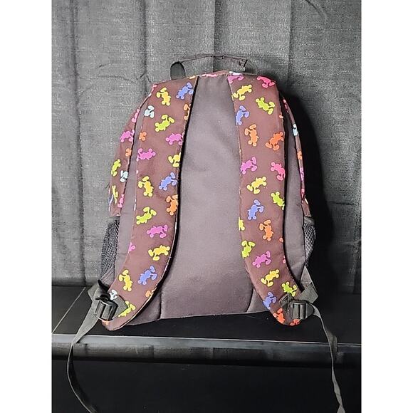 Walt Disney World Rainbow Black Mickey Mouse Backpack Book bag Authentic Parks